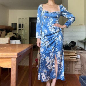 Reformation Gloriana Silk Dress, size 2